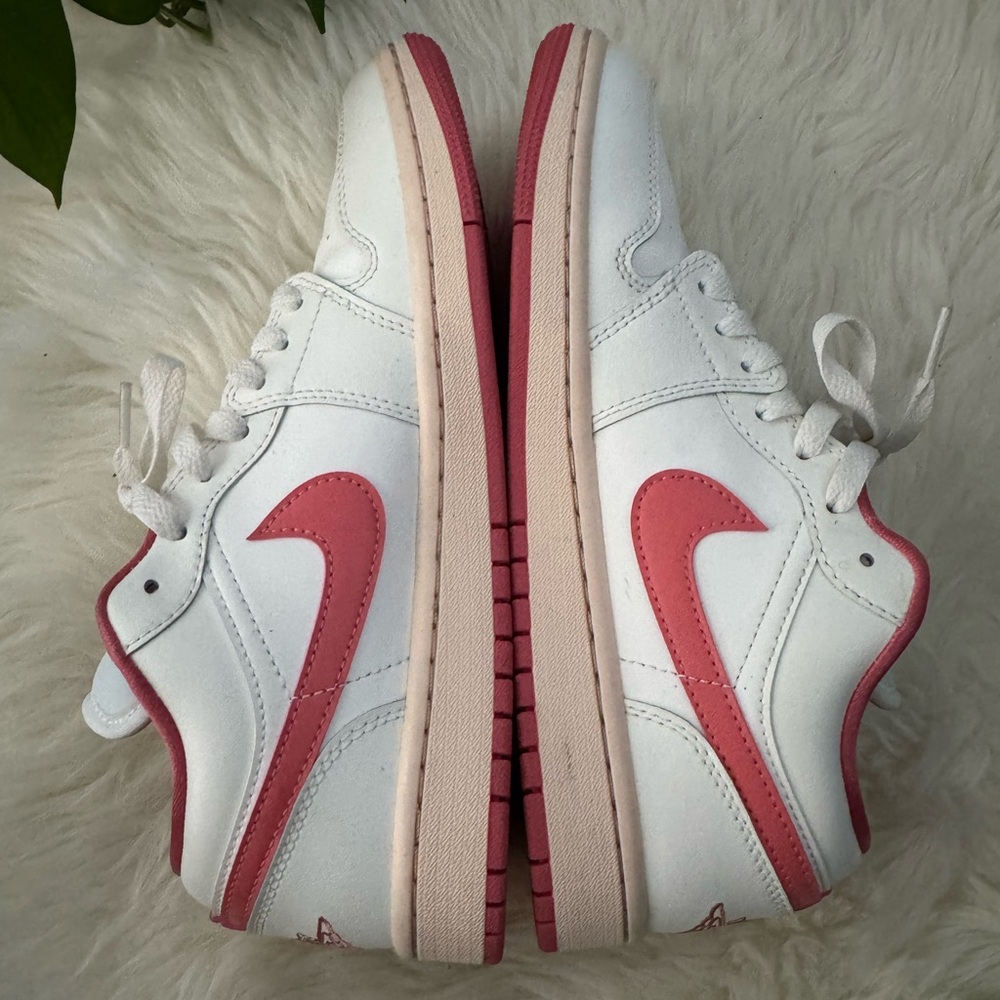 White and Pink Jordan 1
